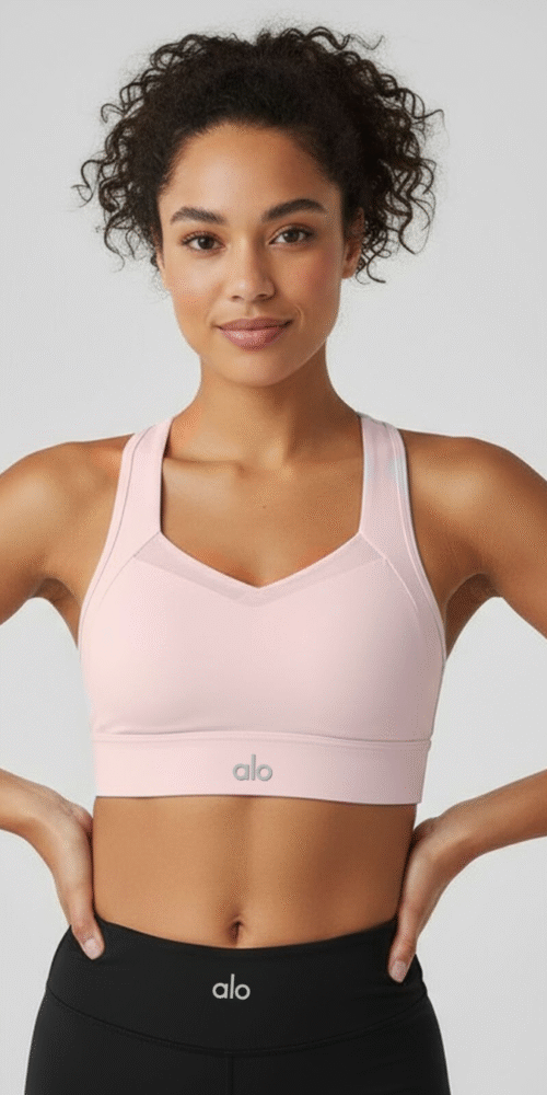 75 Top - Alo Malla Espalda - Rosado