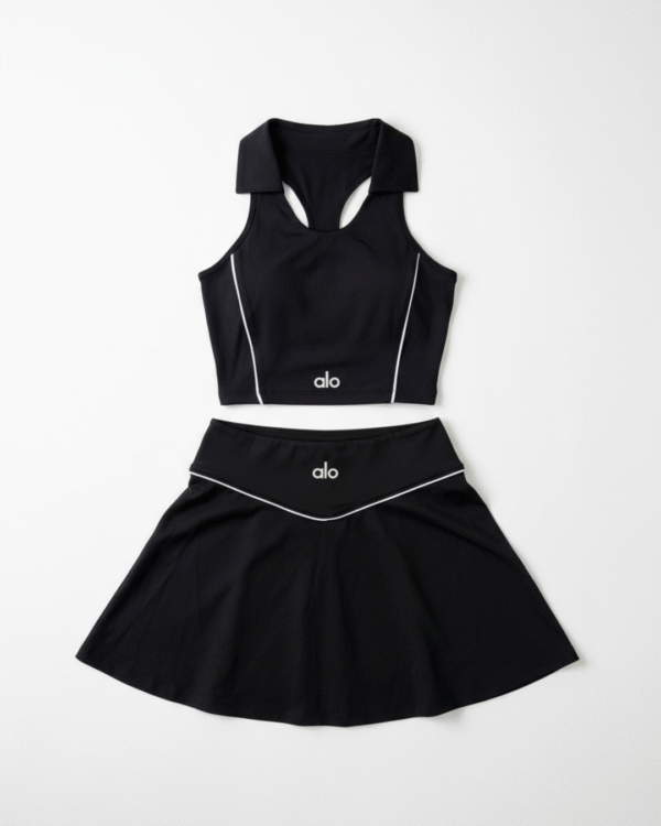 IDW-002-c Set 2 Piezas - Alo Luxemove - Negro