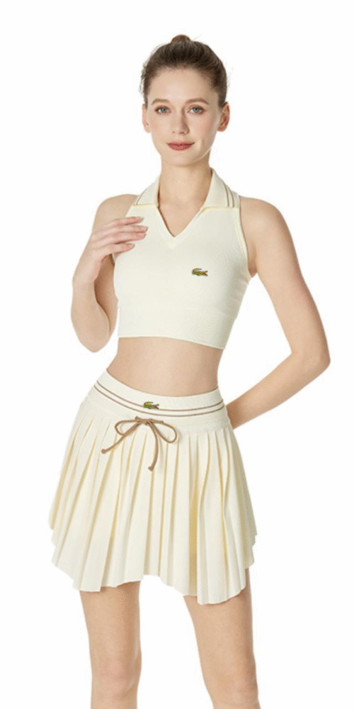 IDW-004 Set 2 Piezas - Lacoste Ultradry - Beige