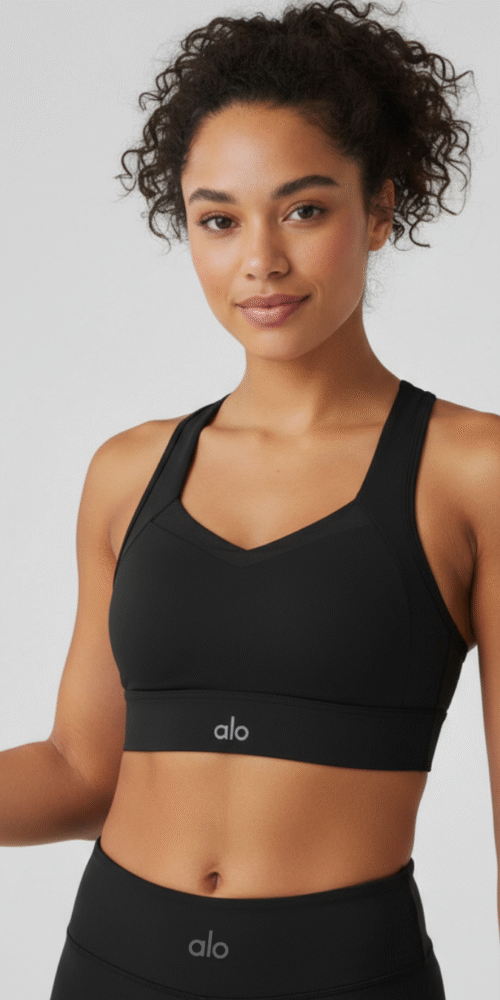 IDW-014 Top - Alo Malla Espalda - Negro