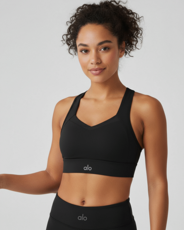 Top - Alo Malla Espalda - Negro