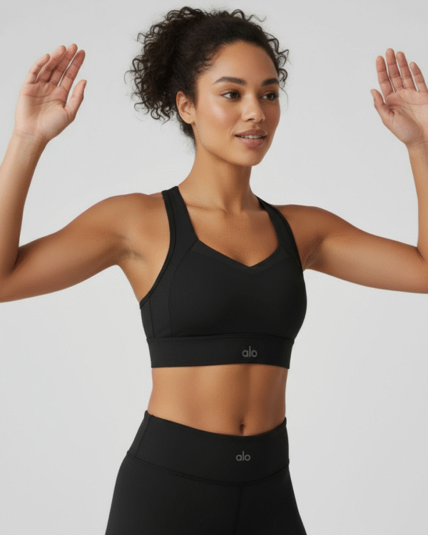 Top - Alo Malla Espalda - Negro