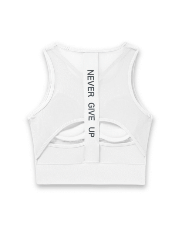 Top - Alo Never Give Up Espalda - Blanco